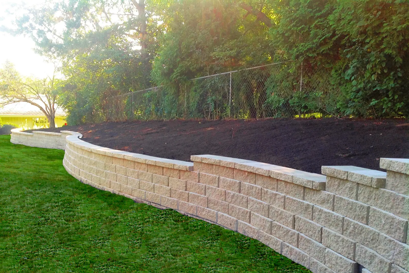 Block Retaining Wall