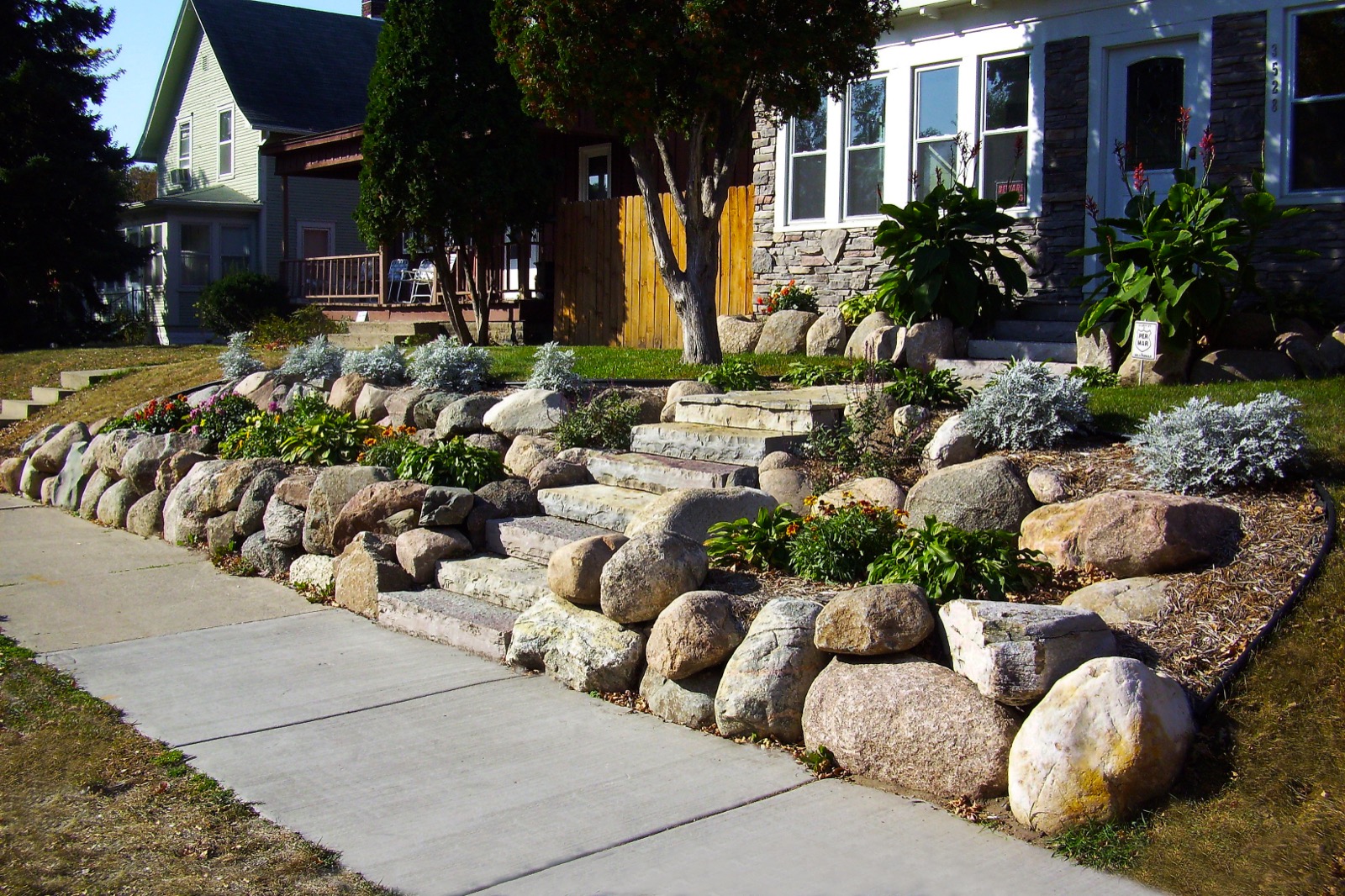 Boulder Retaining Walls | Custom Construction Services - Minneapolis ...